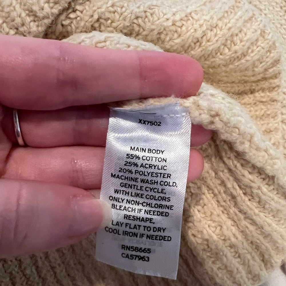 Nordstrom BP Women’s Crewneck Knit Sweater - Yellow Size S - Picture 3 of 3